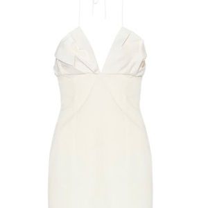 JaCquemus Bambino linen halterneck dress